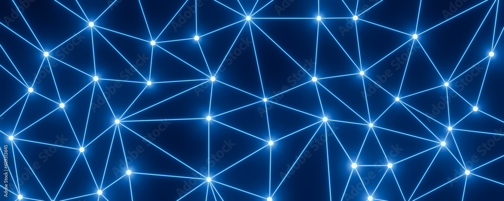 Poster abstract background science technology. dot and connect line for cyber technology futuristic and net
