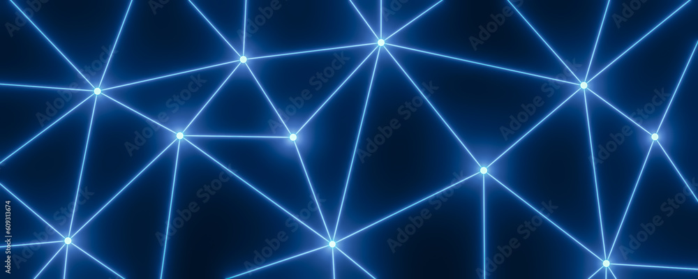 Poster abstract background science technology. dot and connect line for cyber technology futuristic and net