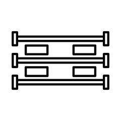 Rach design vector icon design vector line icon svg