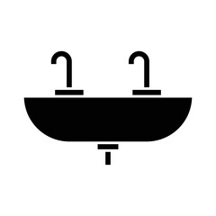 Solid Sink design vector icon design vector line icon svg