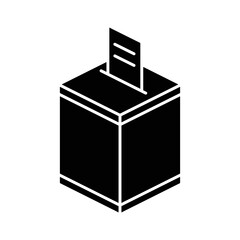 Solid Suggestion Box design vector icon design vector line icon svg