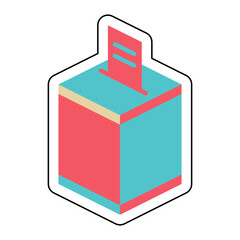 Sticker Suggestion Box design vector icon design vector line icon svg
