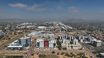 Obraz premium Gaborone Central Business District CBD, Botswana, Africa
