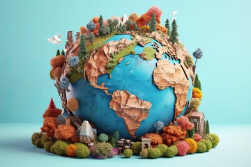 digital art mr planet design globe mr planet world concept art