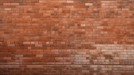 A wall with red bricks on it. Generative AI