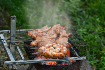 Roast beef is pork roasted with fire and heat.