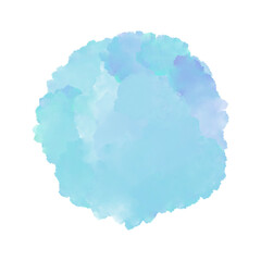Watercolour circle textures. 