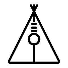 tepee icon © Darwin Mulya