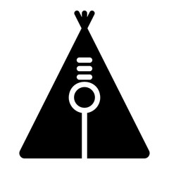 tepee icon © Darwin Mulya