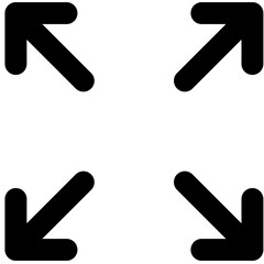 zoom in icon, full screen icon, show icon