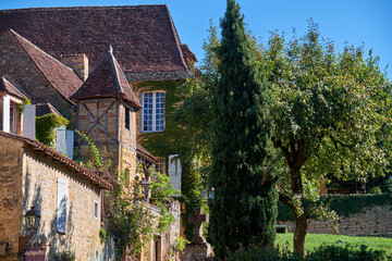 Fototapeta na wymiar houses in the town Sarlat in Perigord, France
