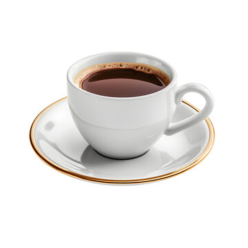 Coffee cup, high resolution without background, suitable for advertising banners, image generated by Ai