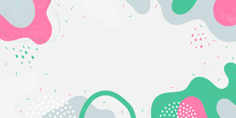 Abstract cute background. Background pattern, abstract colored shapes. Vector background.