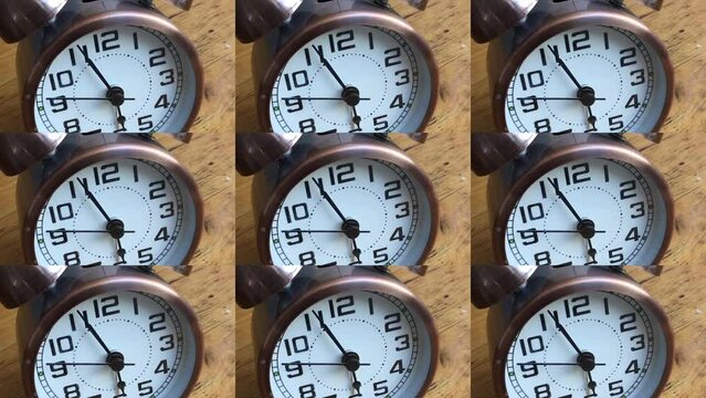 Time moving fast in the early morning 
