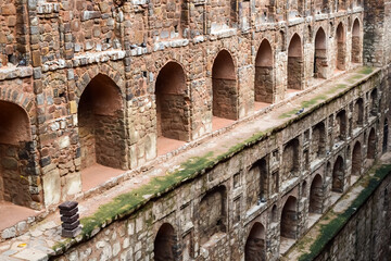 Agrasen Ki Baoli - Step Well situated in the middle of Connaught placed New Delhi India, Old...