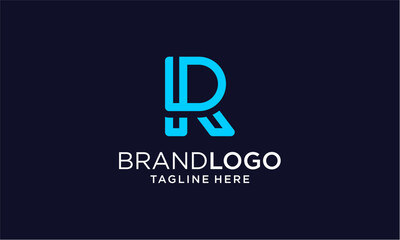 Letter R Logo Template Design Vector Illustration