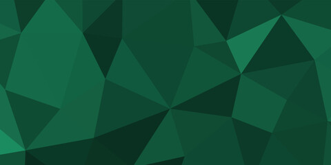 Fototapeta na wymiar abstract bottle green geometric background with triangles