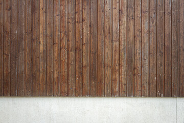 New wood plank wall