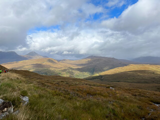 Herbstliche Schottische Highlands auf dem West Highland Way