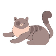 Cute Cat Character Cartoon