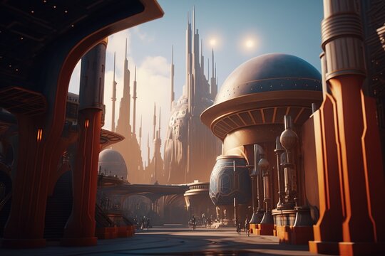 The city of Coruscant