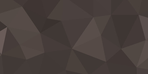 abstract brown black geometric background with triangles