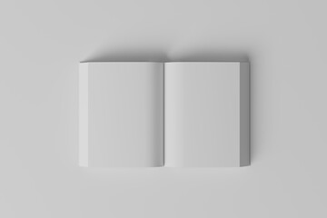 hard cover large book mockup