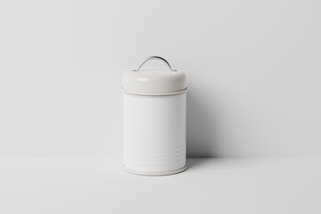 metal canister mockup