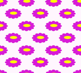 Pattern with flowers. Design for fabric, website, paper
