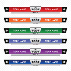 Scoreboard collection with simple element
