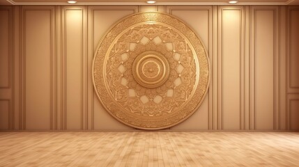 Opulent Indian Classic Luxury Wall Backdrop