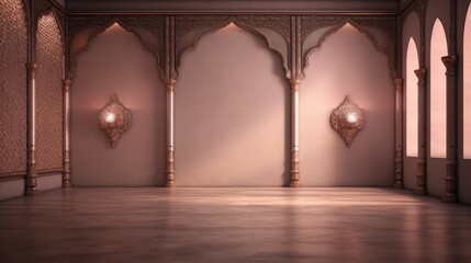 Opulent Indian Classic Luxury Wall Backdrop