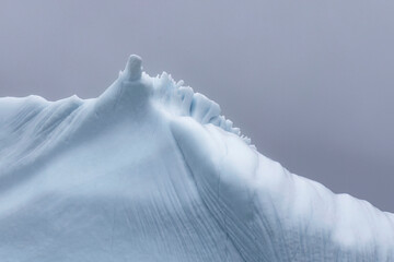 Scalloped edge of Newfoundland iceberg