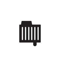 Car Radiator Service Solid Icon