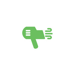 Blow Care Dryer Solid Icon