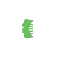 Hair Barber Comb Solid Icon