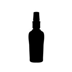 vector bottle silhouette