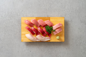 Tuna, tuna sashimi, sashimi, belly fat, belly fat, sushi Korean food dish