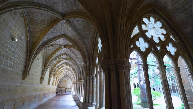 12th century Cistercian abbey of the Royal Monastery of Santa Mar&iacute;a de Veruela. Vera de Moncayo. Saragossa. Aragon. Spain. Europe