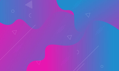 Colorful geometric background. Liquid color background design. Fluid shapes composition