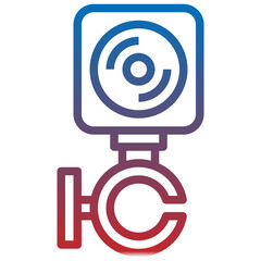 gopro line icon,linear,outline,graphic,illustration