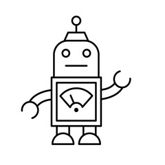 Obraz premium Robot icon