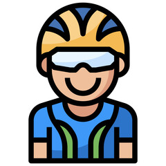 biker line icon,linear,outline,graphic,illustration
