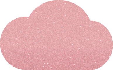 Rose Gold Cloud Icon