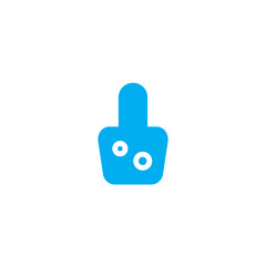 Fashion Manicure Nail Solid Icon