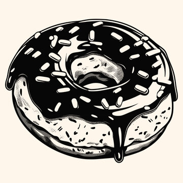 recommend clip art: Donut vector for logo or icon,clip art, drawing Elegant minimalist style,abstract style Illustration	