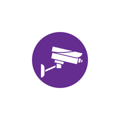 Security Camera Icon Vector Template Illustration Design. Illustration of black icon for an illustrated CCTV .,Video surveillance security cameras pictograms set isolated .