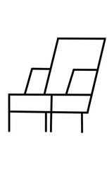 Fototapeta premium Armchair Hand Drawing