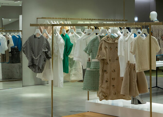 Women's fashion store in the shopping center