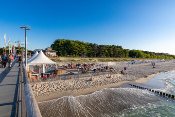 Abends am Ostseestrand in Zingst.